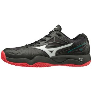 Mizuno Wave Intense Tour 5 CC Womens Tennis Shoes Canada - Black